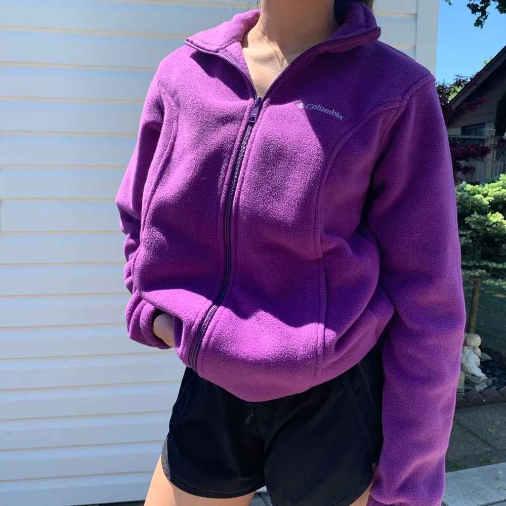 PURPLE COLUMBIA JACKET